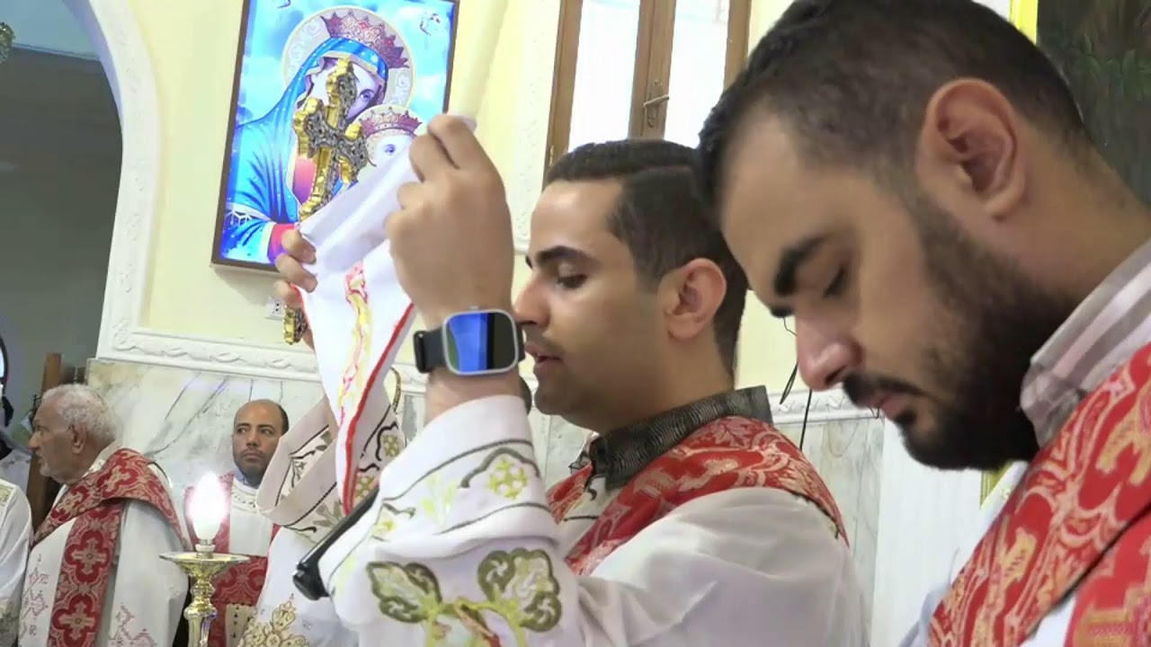 القداس الالهي من كنيسة السيدة العذراء مريم بقنا يرأس الصلاة  الانبا شاروبيم مطران قنا 2-7-2025