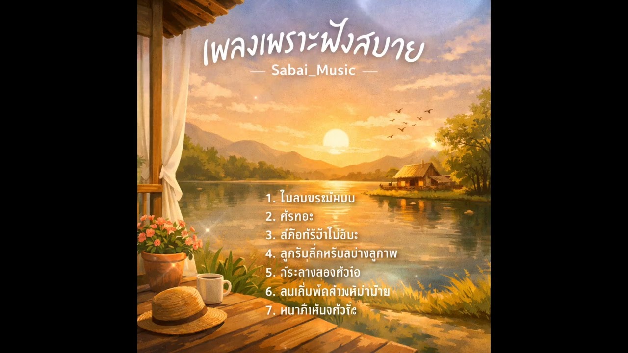 รวมเพลงเพราะฟังสบายจัดกันยาวๆ @Sabai_Music 