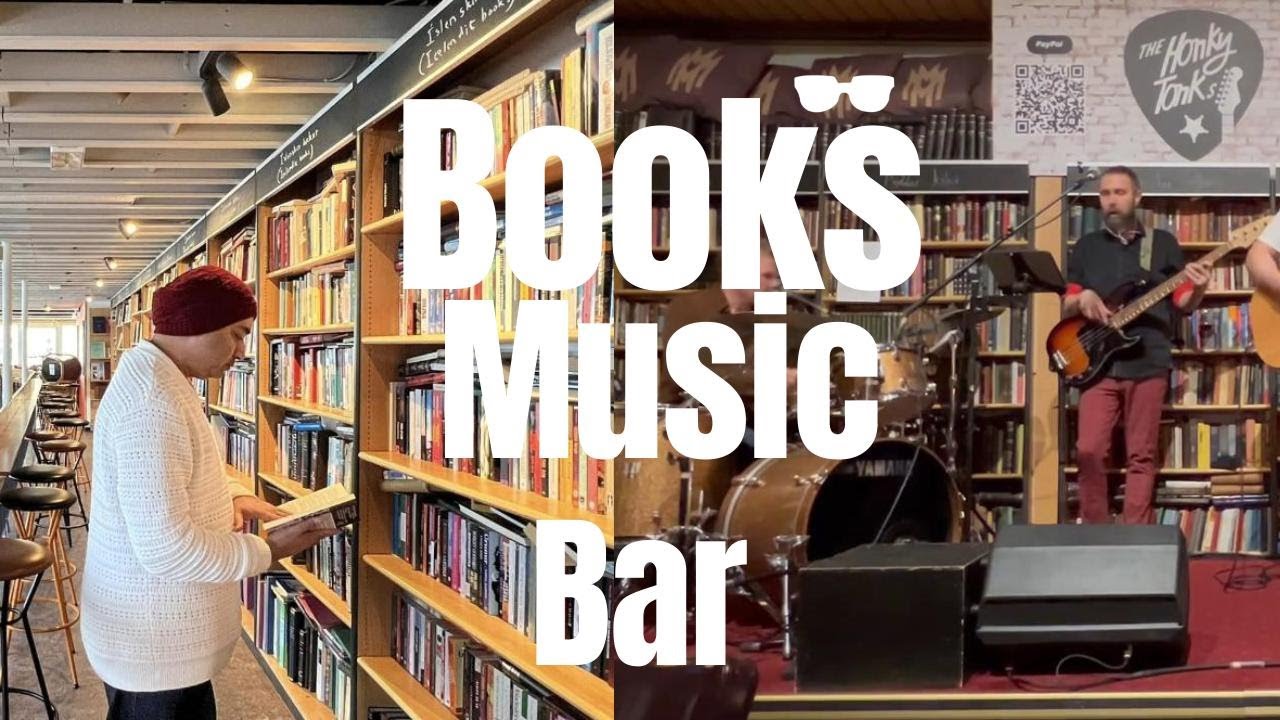 Hús máls og Menningar - Unique Book Cafe and Bar in Reykjavik (Iceland)