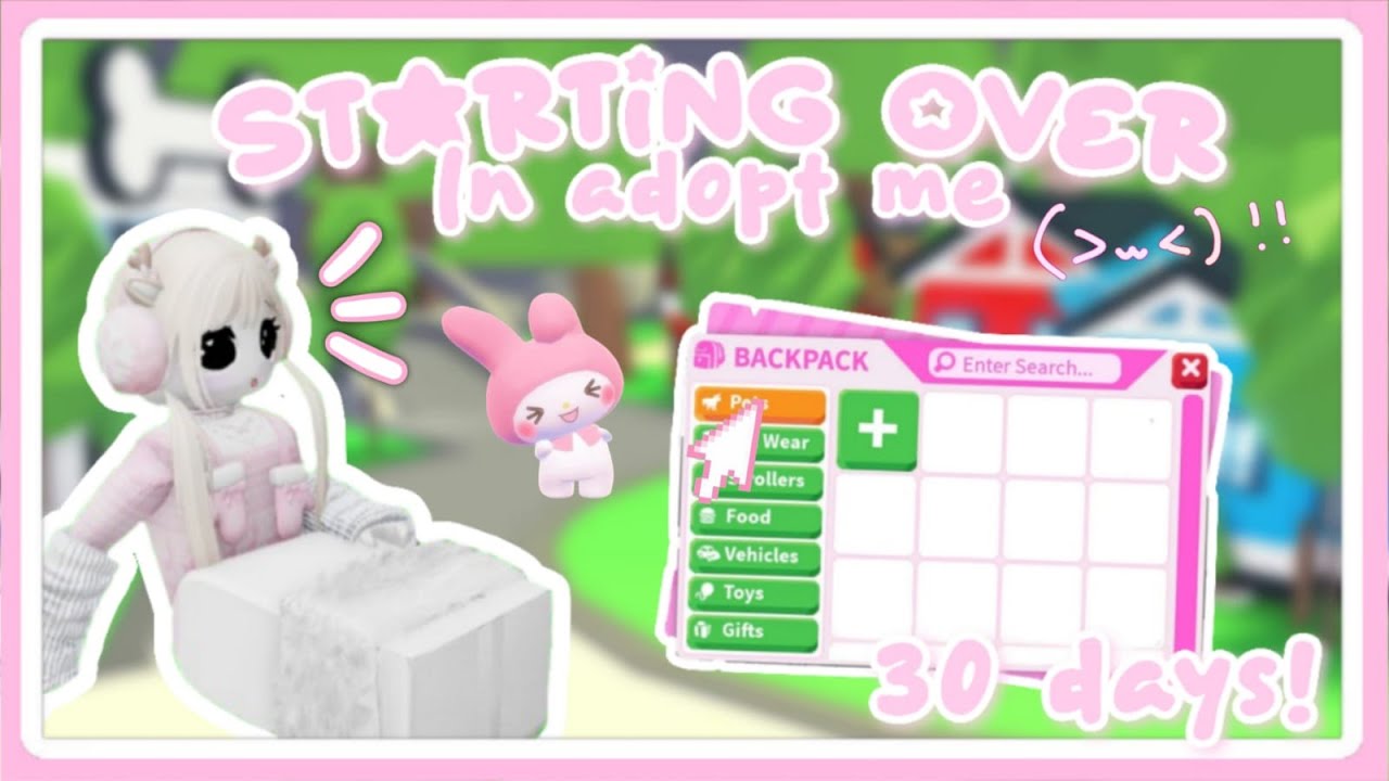 ₊˚⊹ ᰔ Starting over in Adopt Me | Day 1 #adoptme ₊˚⊹ ᰔ