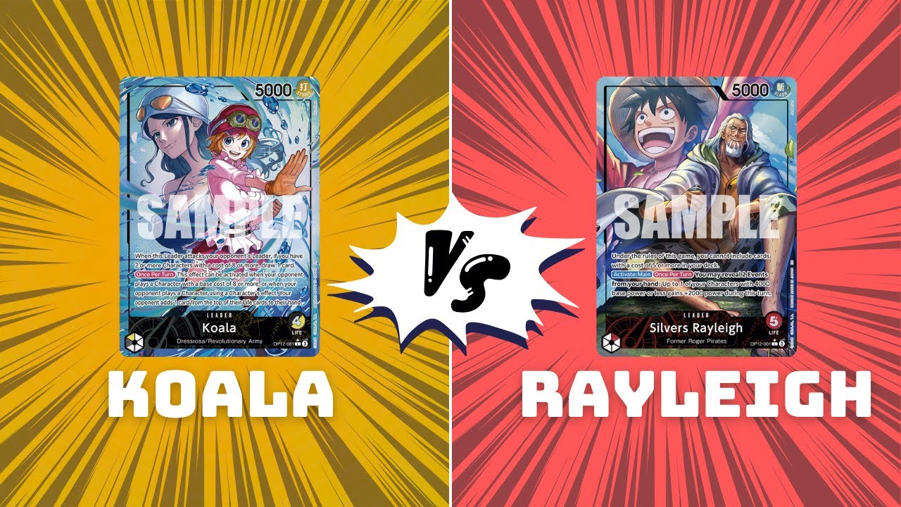 [OP12] #01 Local Tournament One Piece TCG - Round 2 | Koala Vs Rayleigh