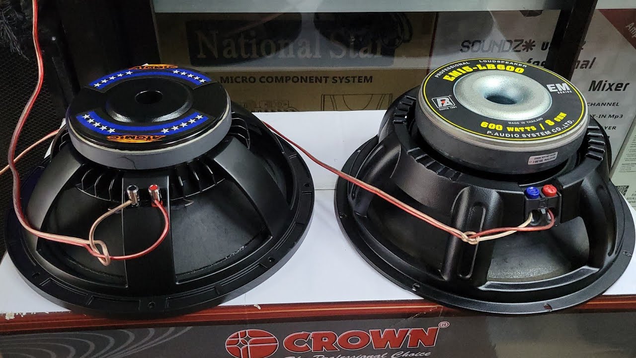 Anu kaya maganda pang vocal s dalawa Atomic Nuc15 900 & PAudio EM15-LB600 +Nuc15 600 & 1100 for mid.