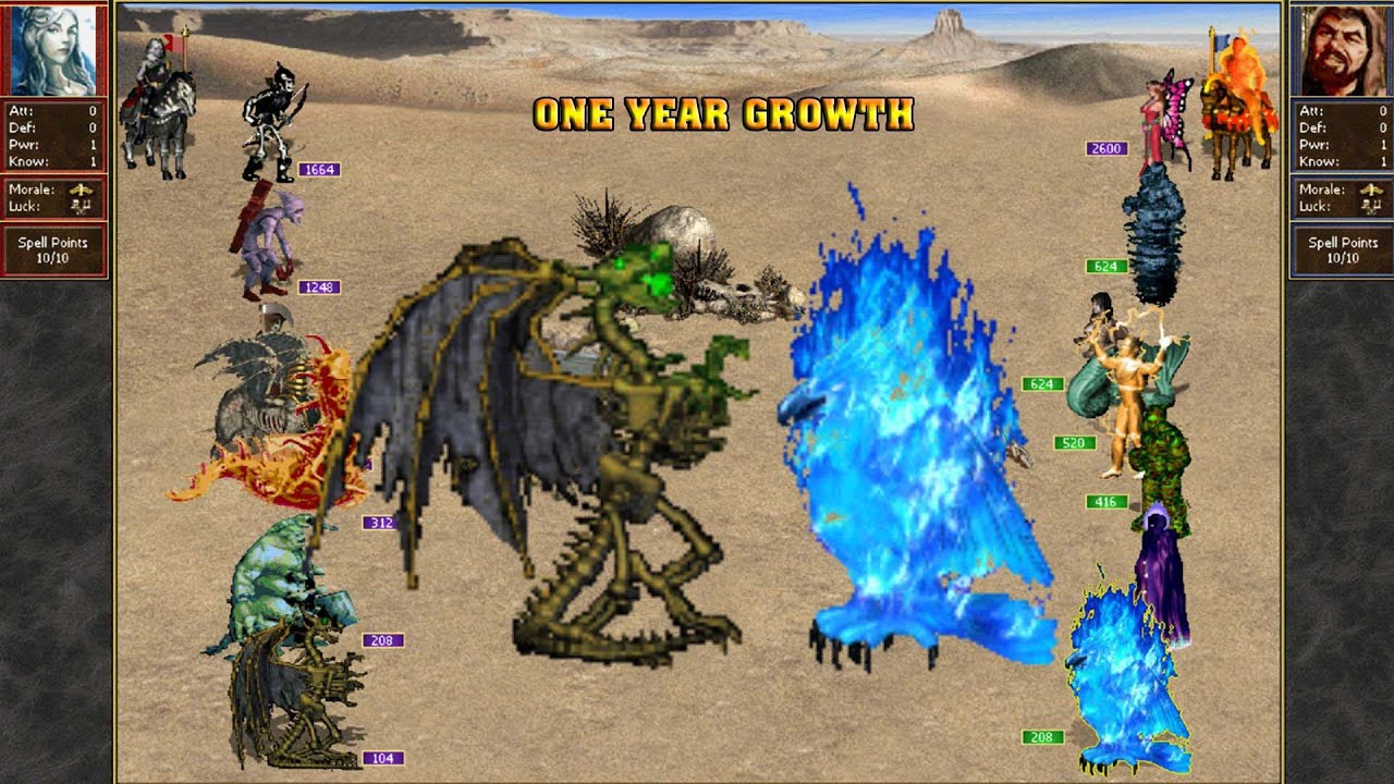 Heroes 3 COMBAT One year growth Crypt vs Conflux