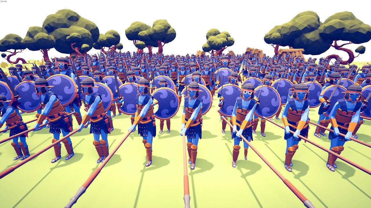 CAN 180x GREEK ARMY SAVE HOSTAGES? - Totally Accurate Battle Simulator TABS