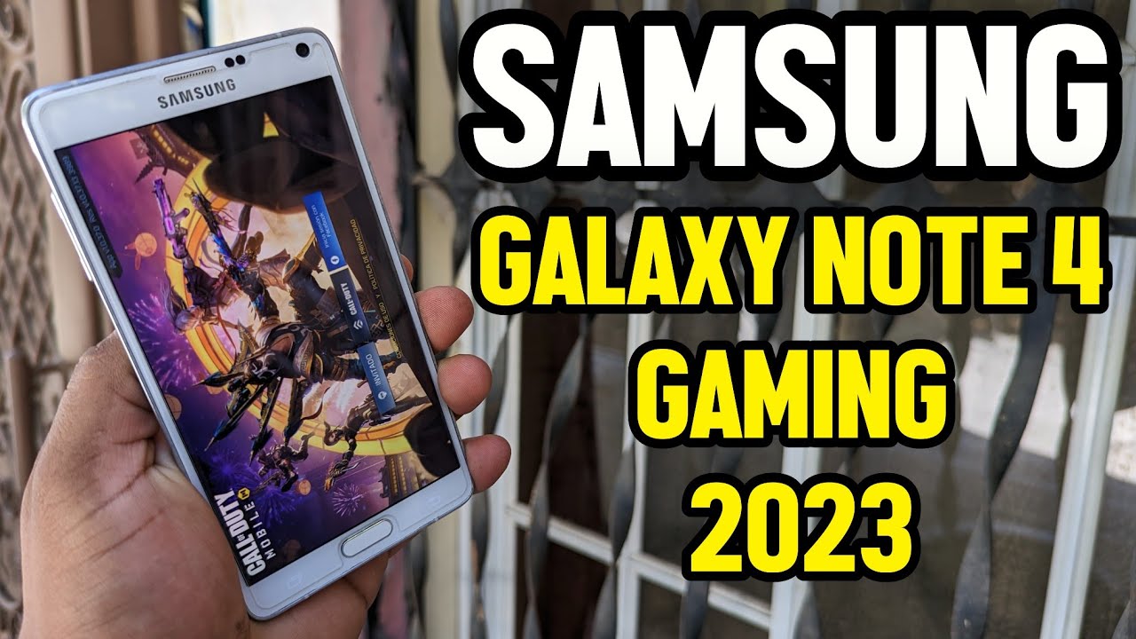 Llevando al límite al Samsung Galaxy Note 4 en 2023 GAMING TEST