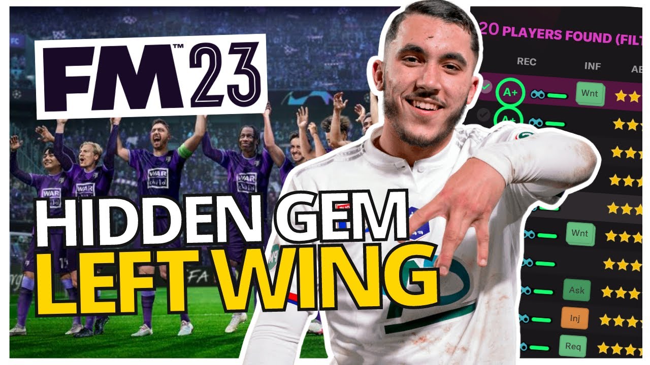 Top 20 Unknown FM23 Wonderkids Left Wingers