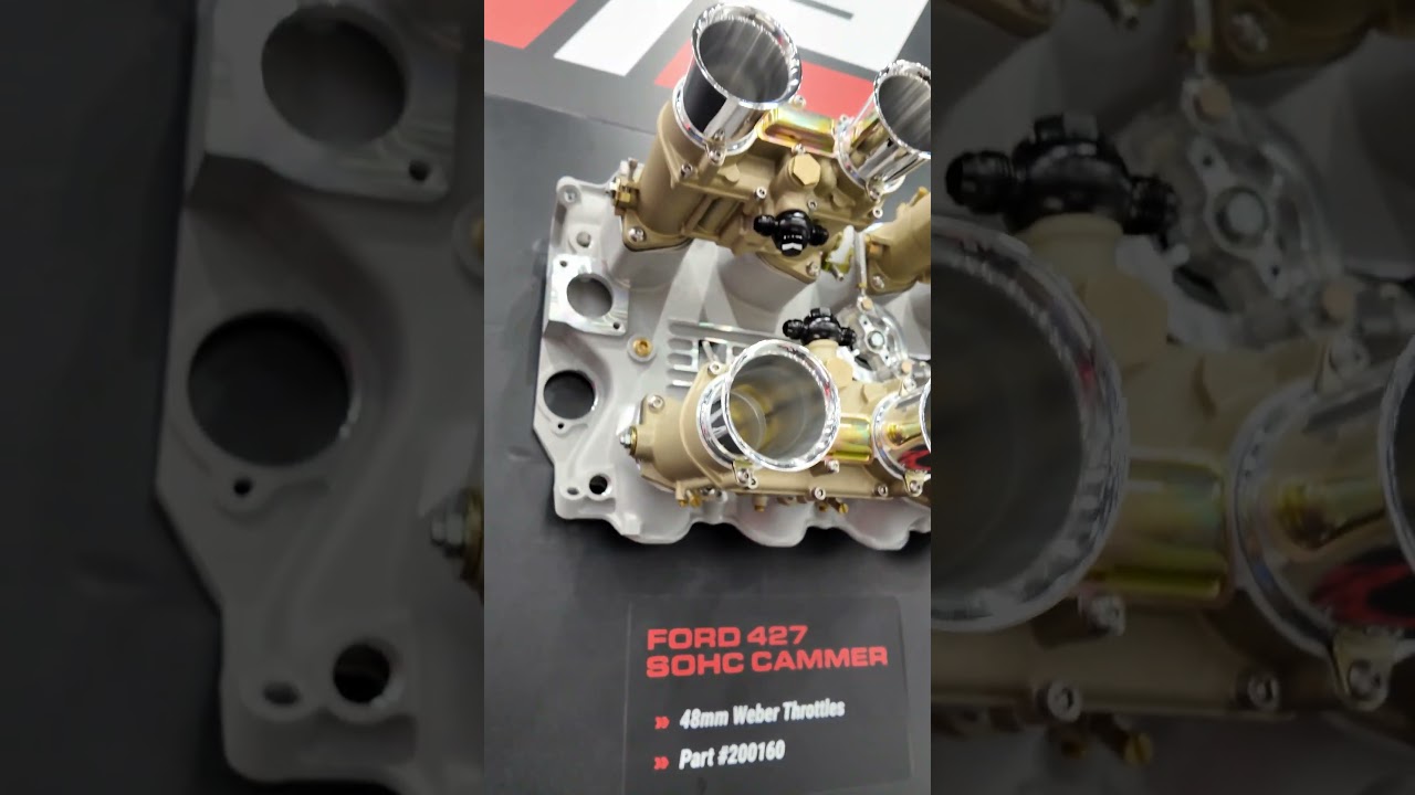 SEMA 2025: Borla Multi-Stack Fuel Injection Kit for Ford 427 SOHC Cammer | ITB Style, Modern EFI