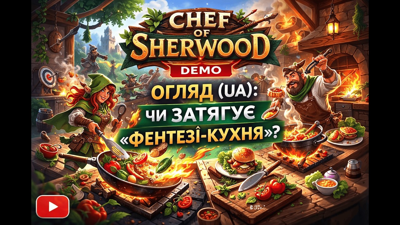 Chef of Sherwood Demo — огляд (UA): чи затягує “фентезі-кухня”?