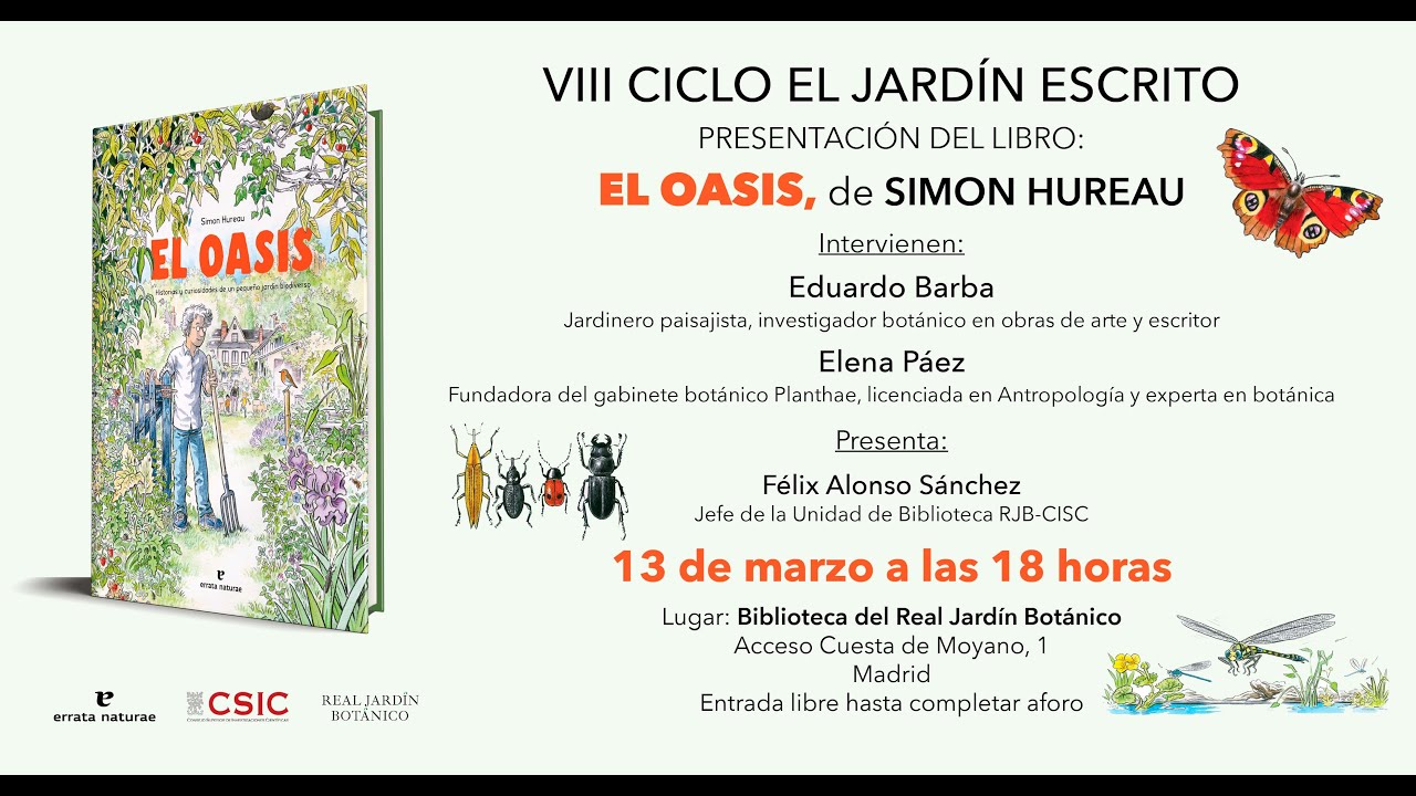 El Oasis. Simon Hureau, VIII Ciclo El Jardín Escrito