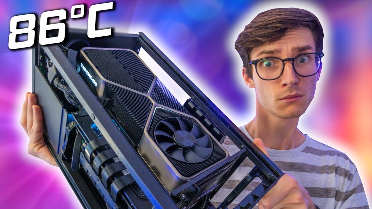 Gaming With An RTX 3080 Inside A TINY ITX Case! [NZXT H1, 650W PSU Gaming PC Build)