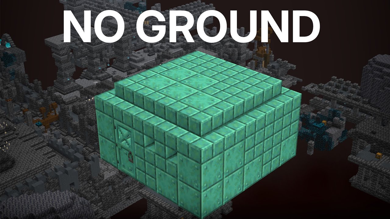 I Tried To Beat Minecraft Without Ground