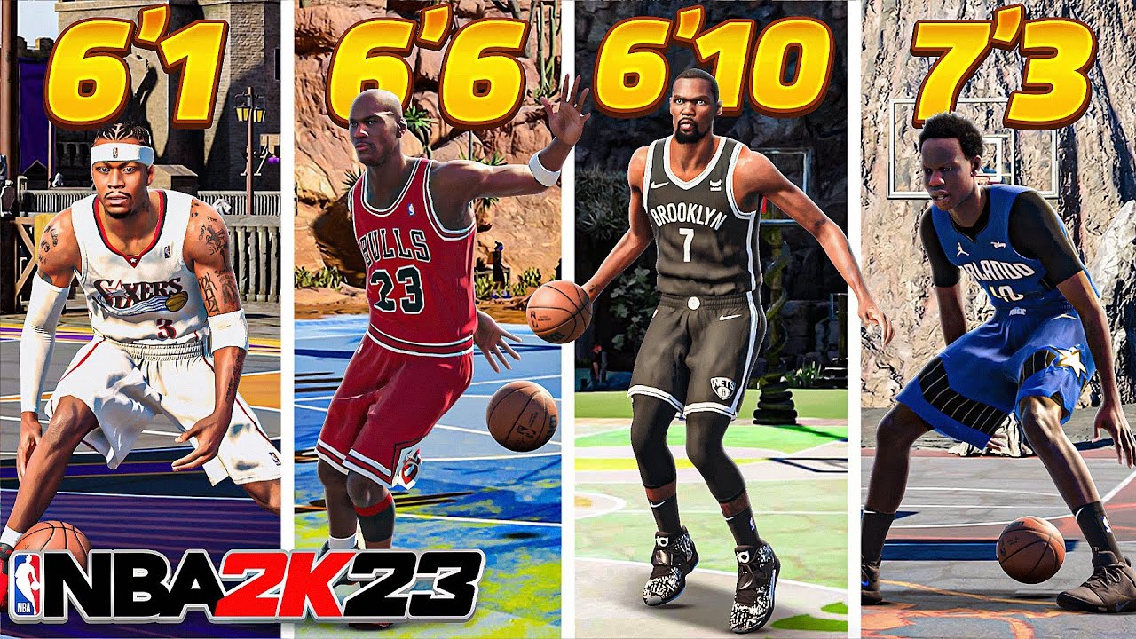 The BEST DRIBBLE ANIMATIONS for EVERY HEIGHT BUILD in NBA 2K23