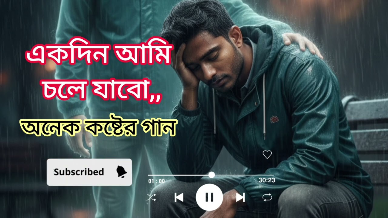 একদিন আমি চলে যাবো, অনেক কষ্টের গান Akdin ami chole jabo- very sad song, new song 2026- Gan Bangla 