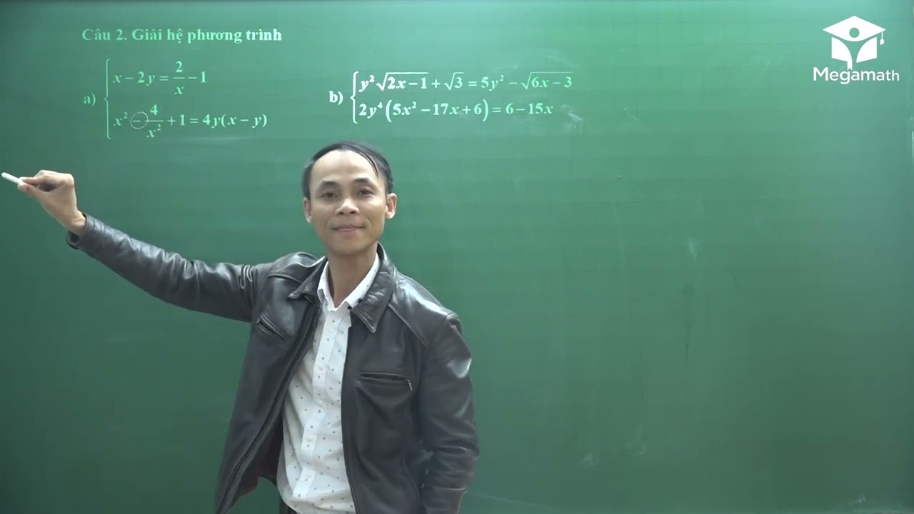 Giải hệ phương trình - Hệ đẳng cấp  Bồi dưỡng HSG Toán 9 - Thầy Trần Ngọc Hà