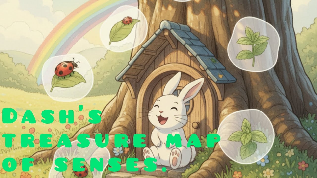 Dash's Treasure Map of Senses | English Moral Story | Storytime |