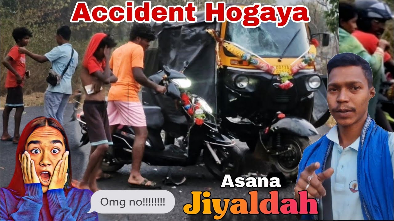Auto and Bike  🛺🏍FILM Style Accident JIYALDAH ATURE BAHALDA Block MAYURBHANJ ODISHA 