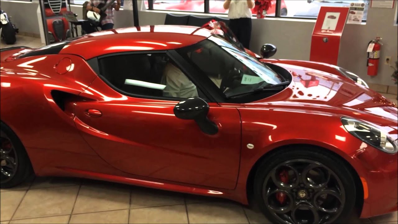 First Alfa 4C Delivery 12 6 14