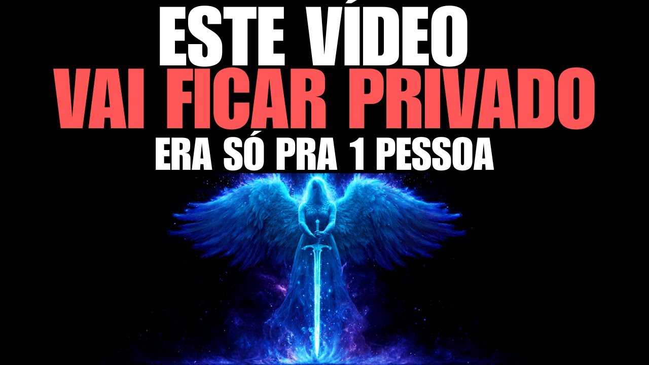 O UNIVERSO DIZ: ESTE VÍDEO FICARÁ PRIVADO EM BREVE... ELE ERA DESTINADO APENAS A UMA PESSOA.