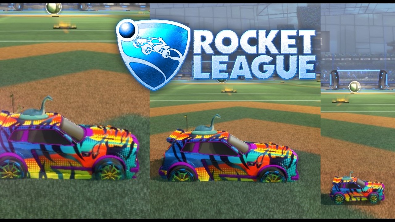 Rocket League But Everytime I Score My Car Gets Bigger