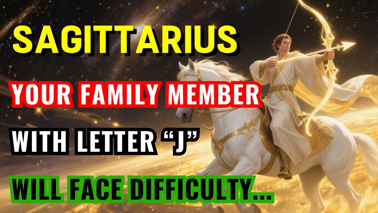 Sagittarius ♐ 😱 A FAMILY MEMBER WITH THE LETTER “J” WILL FACE SOMETHING DIFFICULT