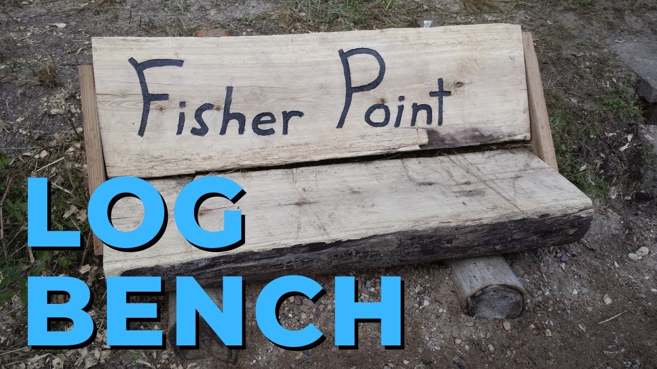 Tree Trunk Bench