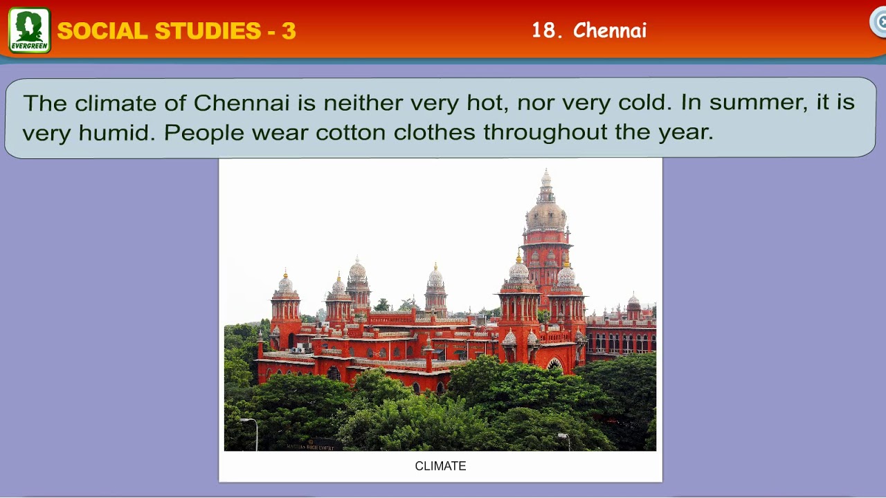 🏙️ Chennai | Location, Climate, Festivals, Food & Dance | Social Studies 