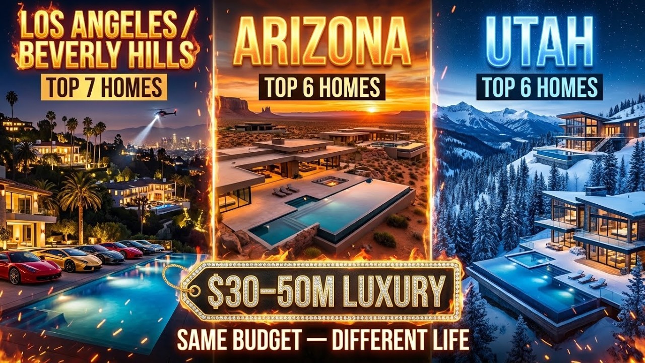 $30M–$50M Homes That Redefine Luxury Across America