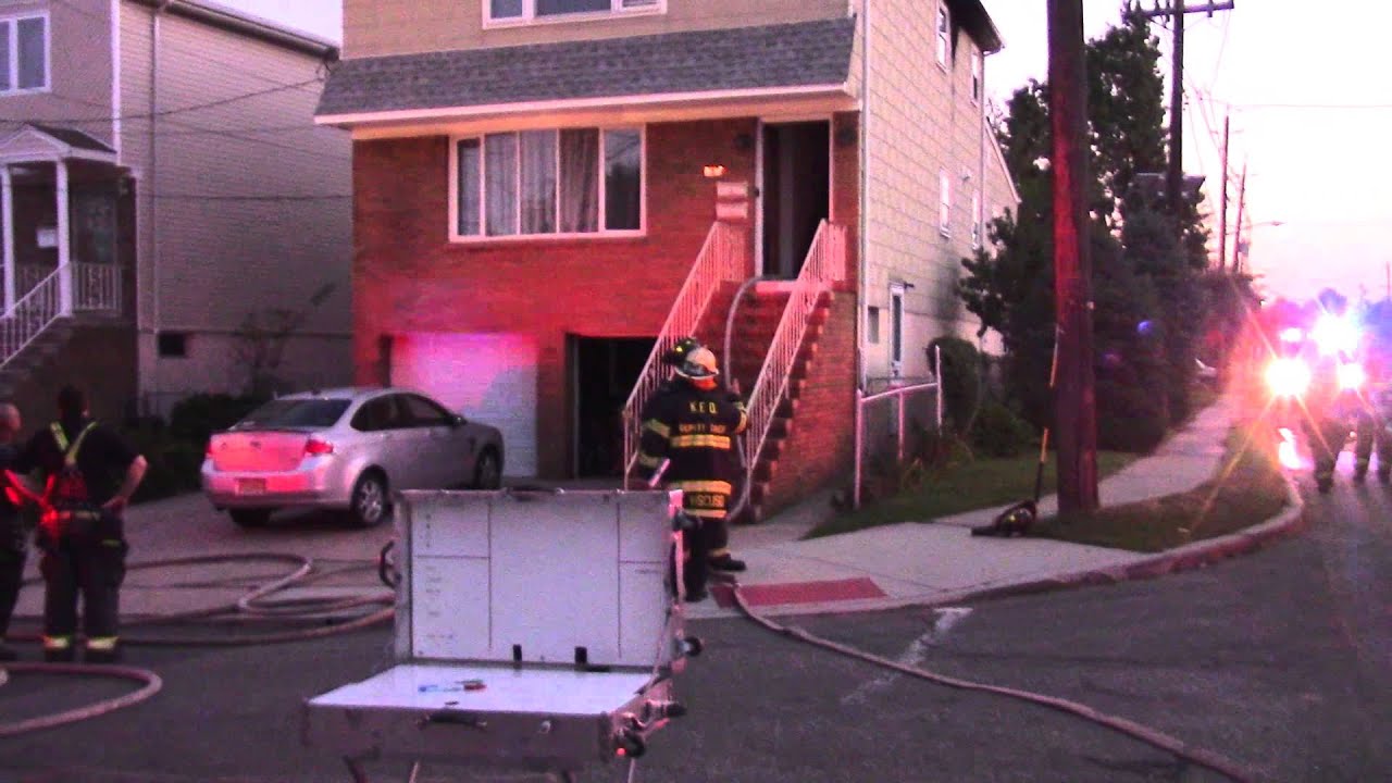 Kearny Fire Department Working Fire (John Hay Ave) 9-18-14