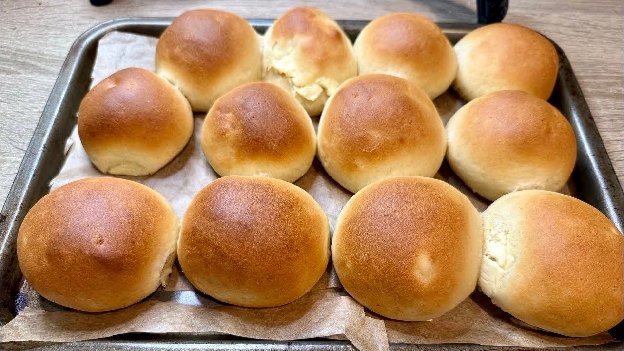 Pão de batata recheado