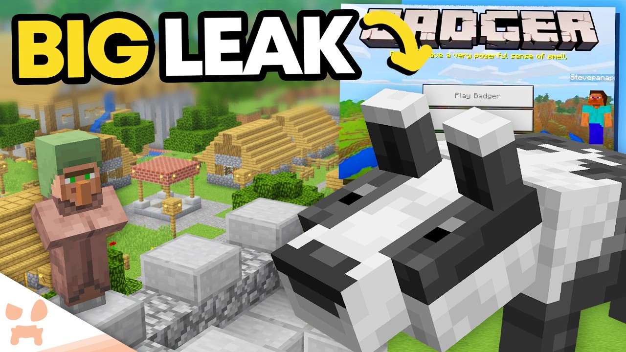 MINECRAFT&rsquo;S SECRET UPDATE WORLD JUST LEAKED + BADGER REVEALED?!