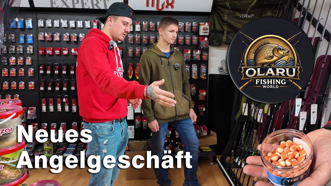 Neues Angelgesch&auml;ft ER&Ouml;FFNET - neue Angelger&auml;te und K&ouml;der 🎣 Shoptour bei Olaru Fishing World