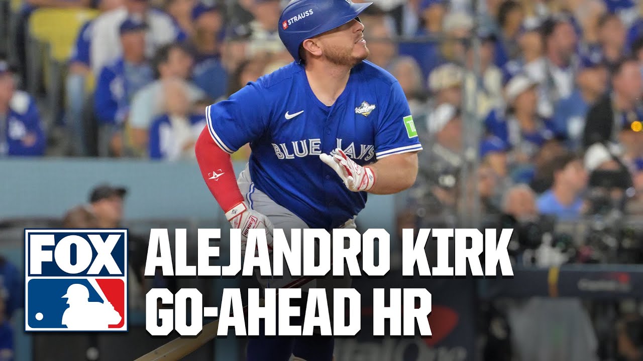 Blue Jays' Alejandro Kirk CRUSHES go-ahead three-run homer vs. Dodgers in World Series 🔥