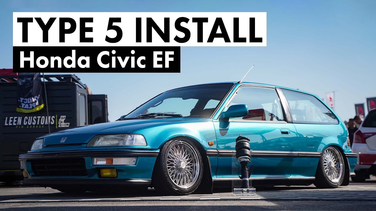 Honda Civic EF Air Suspension Install Function and Form Type 5