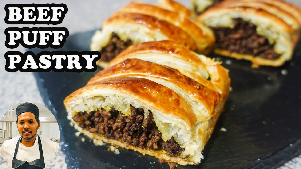 Mince Beef Puff Pastry | Simple and Easy Beef Puffs Recipe | Ivon's Kitchen