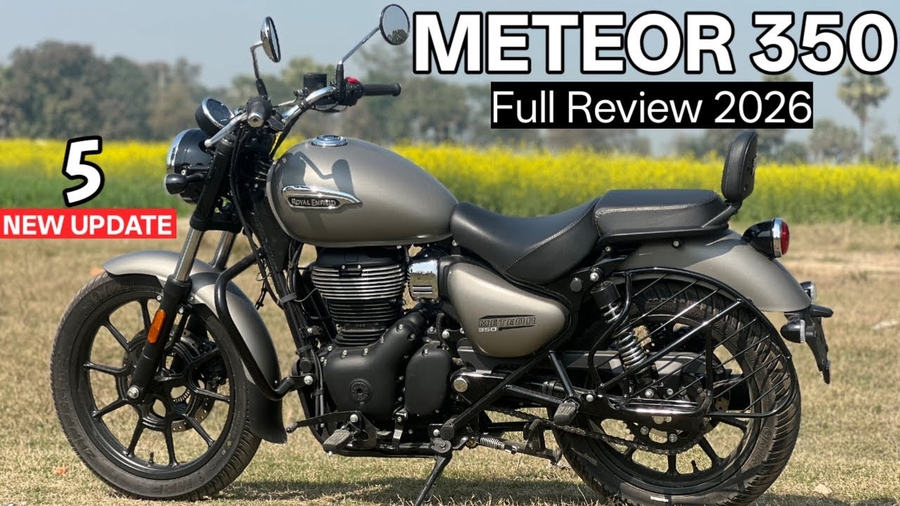 Comfort का दुसरा नाम 🤌Royal Enfield Meteor 350 Stellar Grey 2026 | Best Cruiser Bike👍