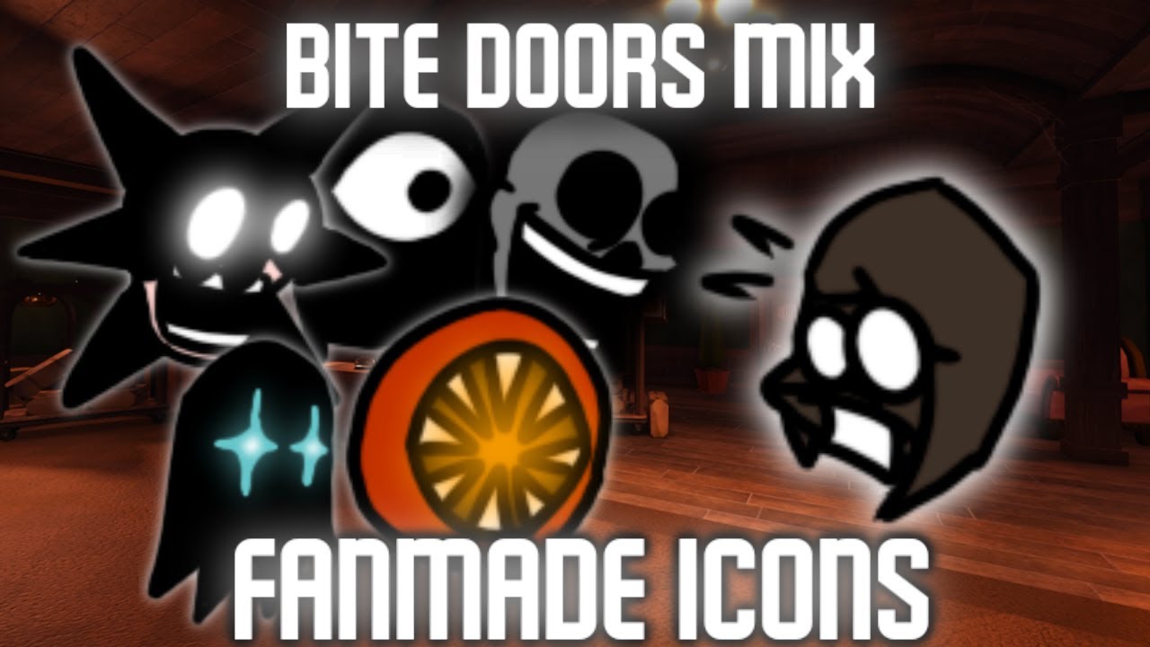 BITE (Doors Mix) Fanmade Icons Showcase| FNF MoistCr1tikal Vs. Doors