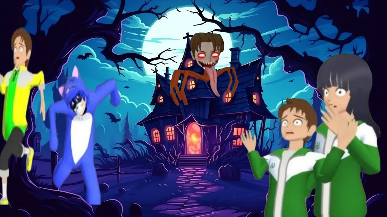 The Scariest Ghost Event in Sakura School 😱👻 Midnight Challenge