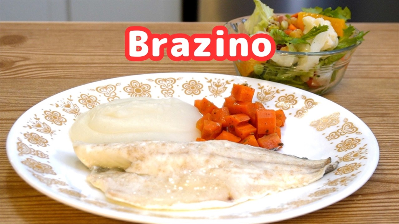 【Brazino steamed fish】Japanese Mama's 3min.Cooking Channel
