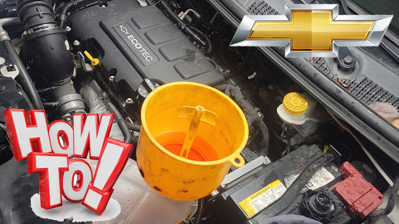 Простая процедура слива охлаждающей жидкости! Chevrolet Cruze/Trax 1.4L