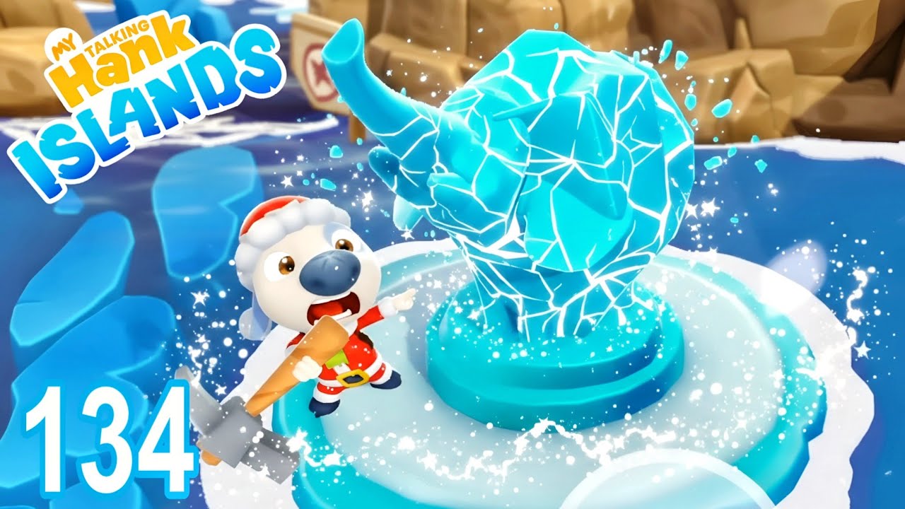 My Talking Hank Ice Island Gameplay Walkthrough Part 134 (Android/iOS)