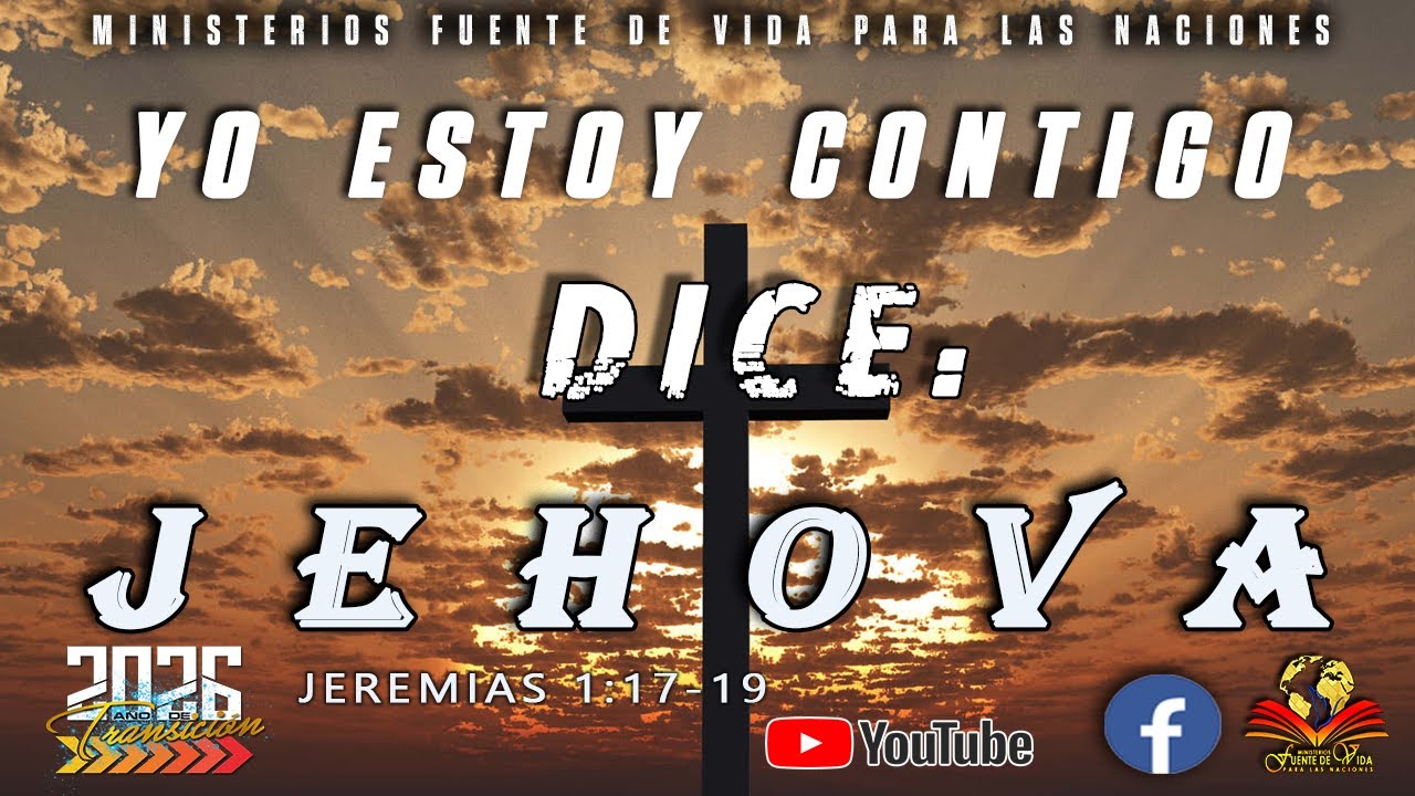 YO ESTOY CONTIGO DICE JEHOVA  ||  JEREMIAS 1:17-19  ||  PASTORES ADAME