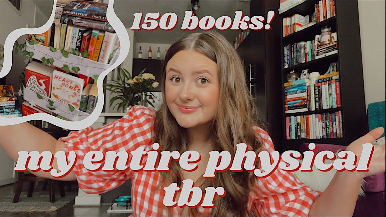 EVERY BOOK ON MY PHYSICAL TBR 2022 | 150+ books and organizing my tbr cart