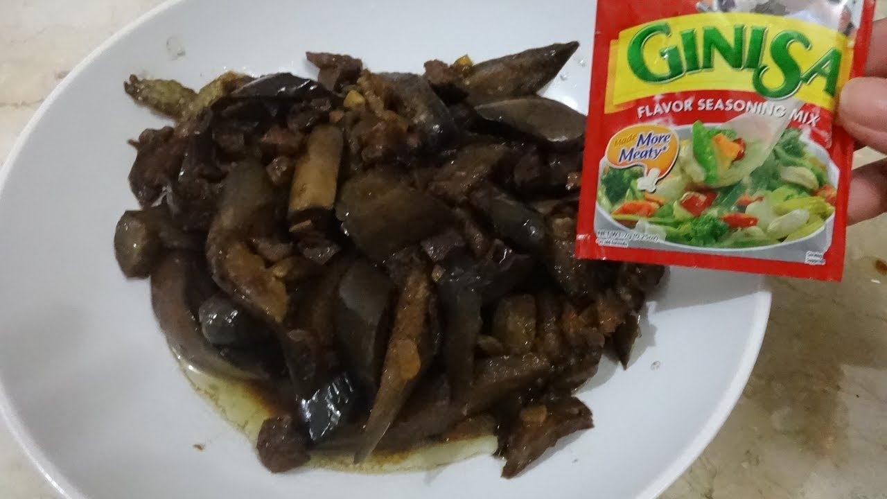 How to cook Adobong Talong using Ginisa Flavor Mix