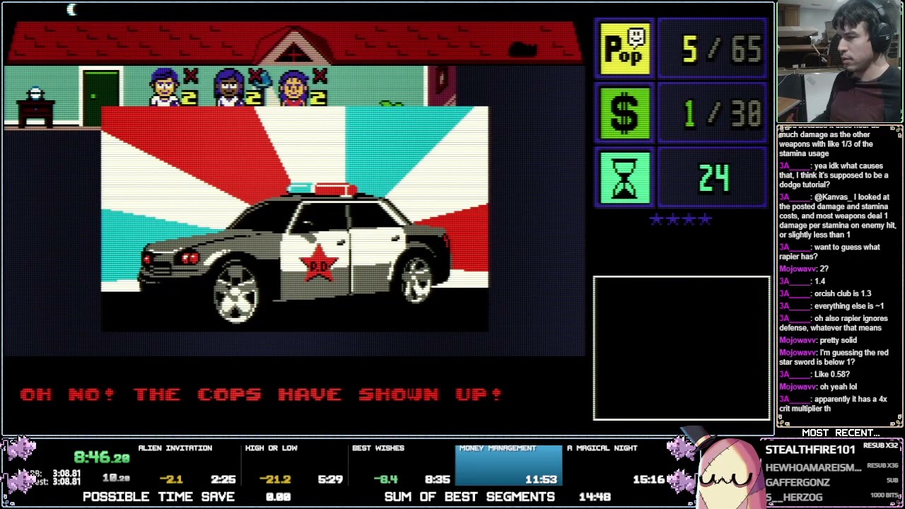 UFO 50 - Party House Gold Speedrun - 