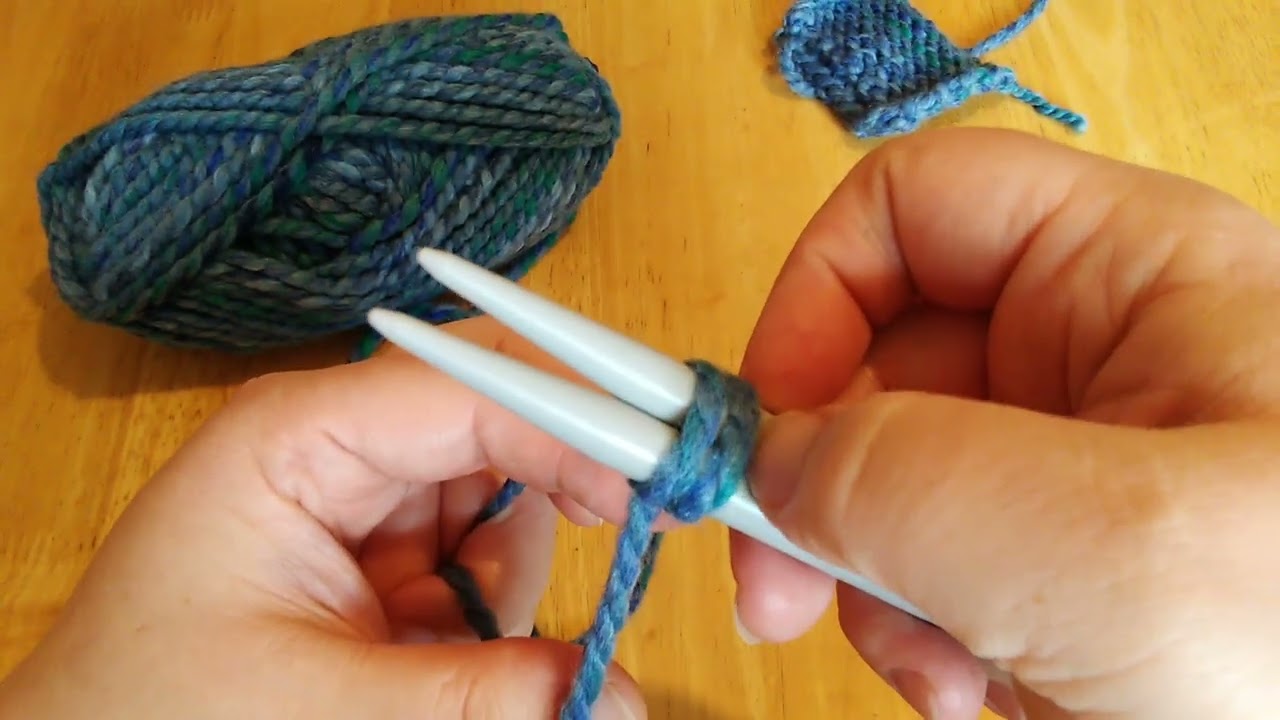 Kā adīt - valdziņu uzmešana uz adatām. 