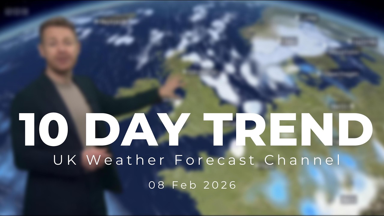 10-дневный тренд 08.02.2026 - Погода на предстоящую неделю - BBC Weather