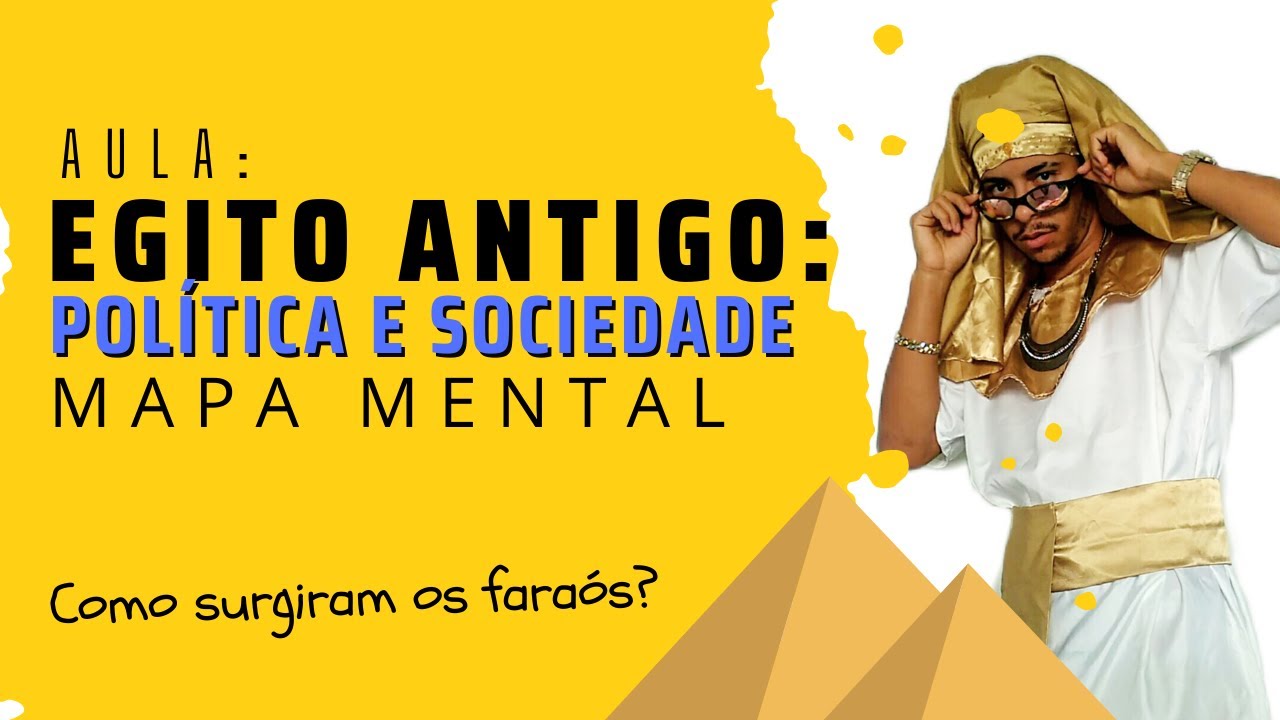 EGITO ANTIGO 🐪 [#1 - Política e Sociedade ] MAPA MENTAL 🐪