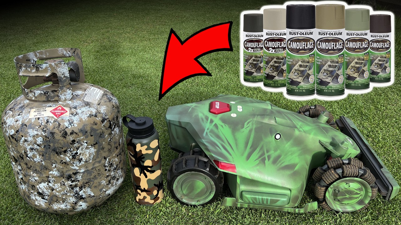 How To Spray Paint Camouflage EASY!!!