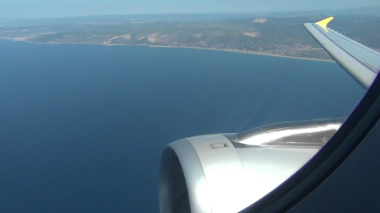 Germanwings Airbus A319-132 D-AGWS Takeoff from Barcelona - Amazing Sound!!