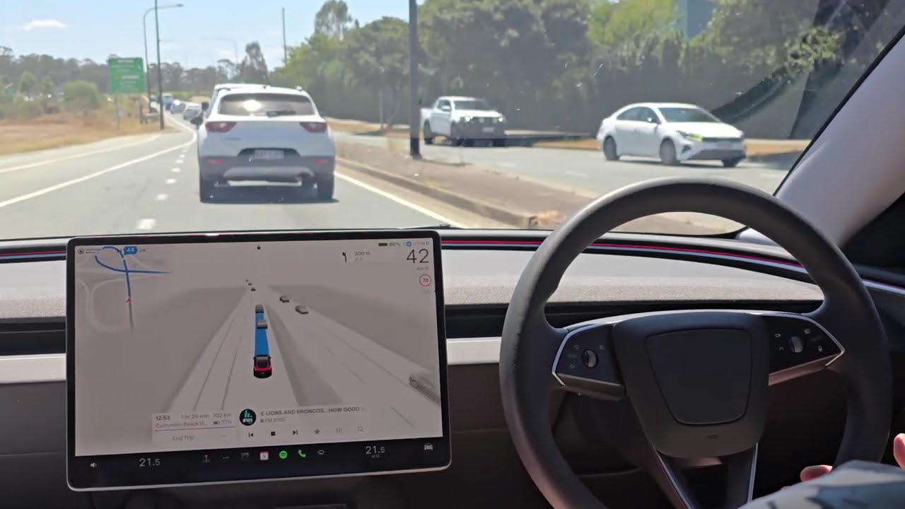 Tesla Full Self Drive едет по Австралии: от Брисбена до Голд-Коста